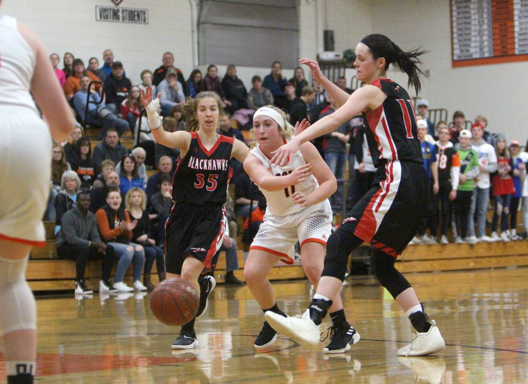 Baldwin-Woodville at Bloomer girls basketball 2-22-19